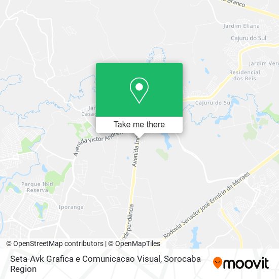 Seta-Avk Grafica e Comunicacao Visual map