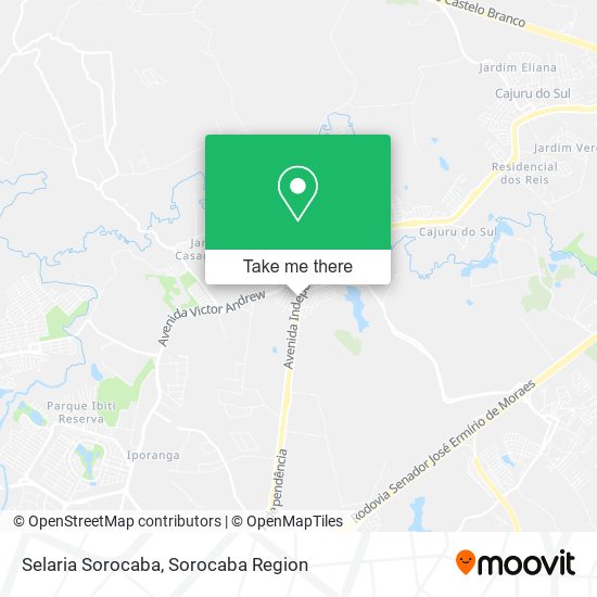 Selaria Sorocaba map