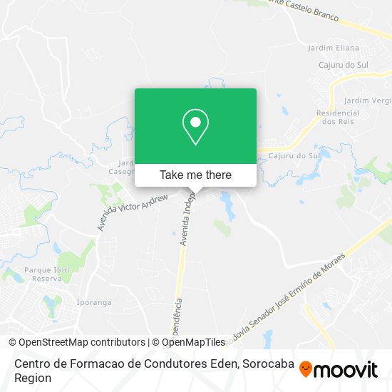 Centro de Formacao de Condutores Eden map