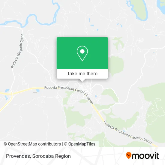 Provendas map