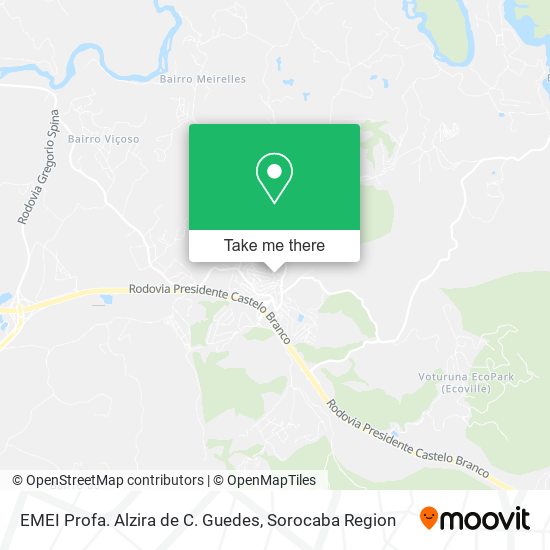 EMEI Profa. Alzira de C. Guedes map