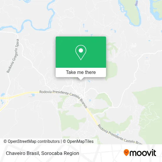 Chaveiro Brasil map