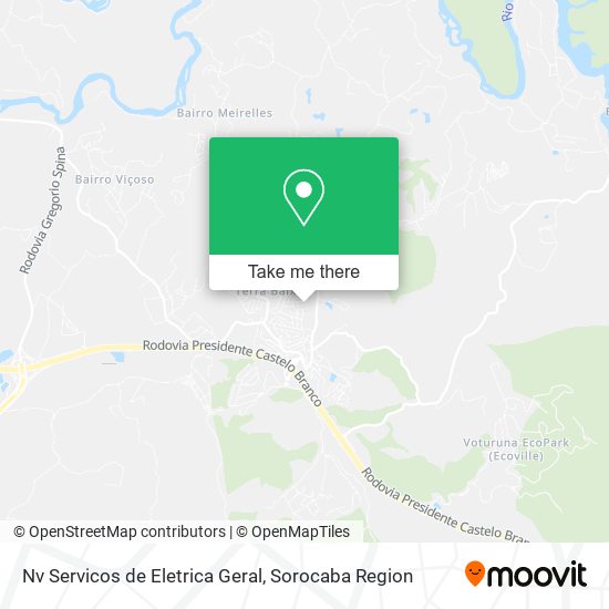 Mapa Nv Servicos de Eletrica Geral