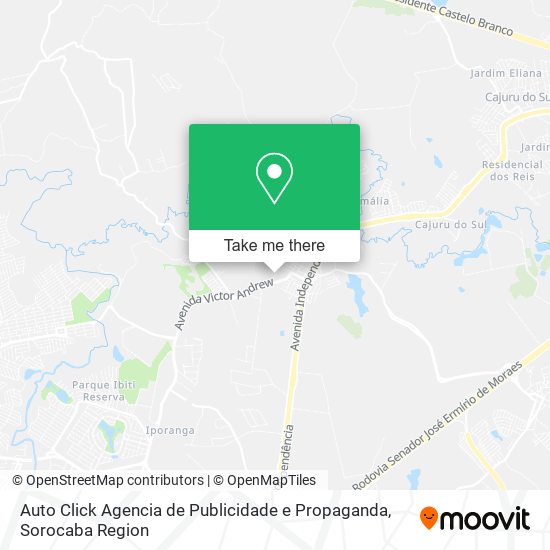 Mapa Auto Click Agencia de Publicidade e Propaganda