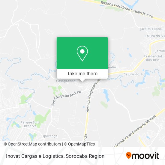Inovat Cargas e Logistica map