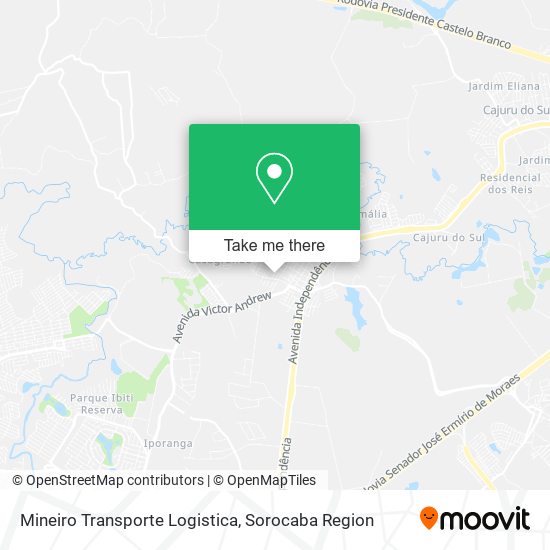 Mineiro Transporte Logistica map