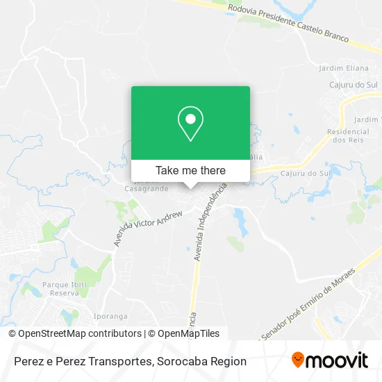 Perez e Perez Transportes map