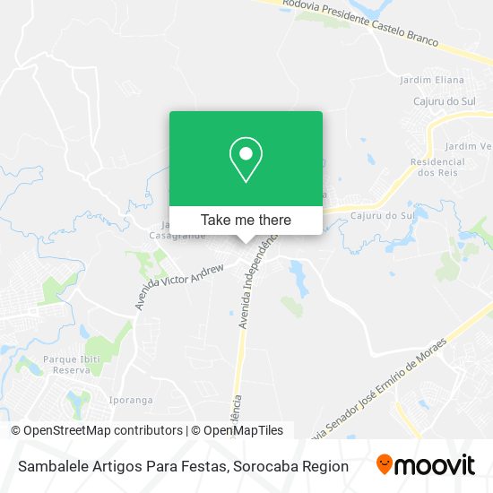 Sambalele Artigos Para Festas map