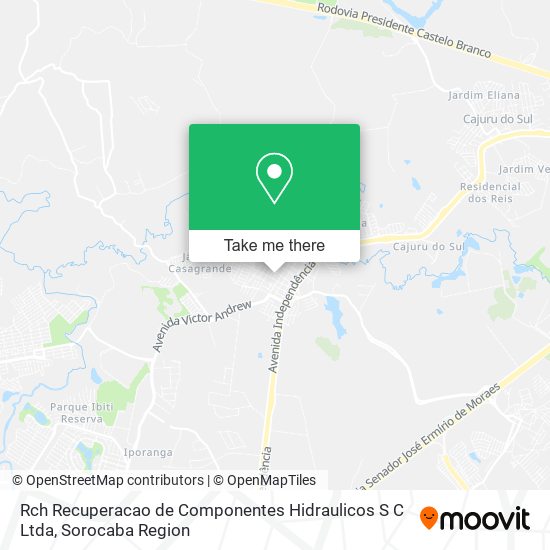 Rch Recuperacao de Componentes Hidraulicos S C Ltda map