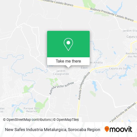 New Safes Industria Metalurgica map