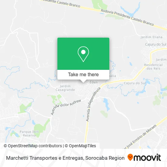 Marchetti Transportes e Entregas map