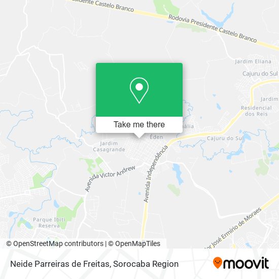 Neide Parreiras de Freitas map