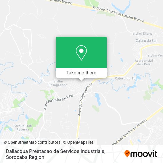 Dallacqua Prestacao de Servicos Industriais map