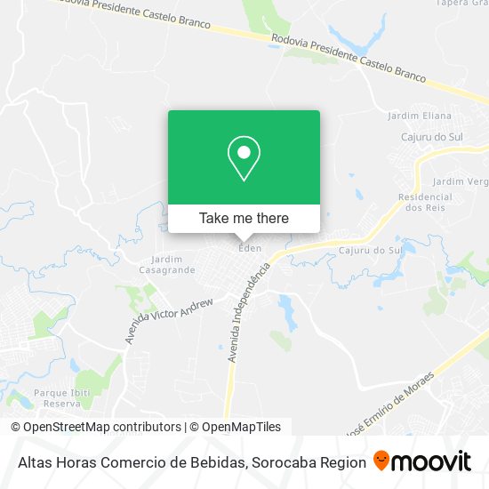 Altas Horas Comercio de Bebidas map