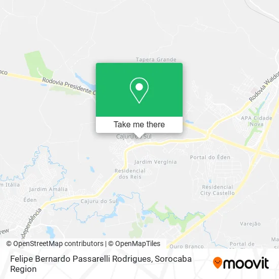 Felipe Bernardo Passarelli Rodrigues map