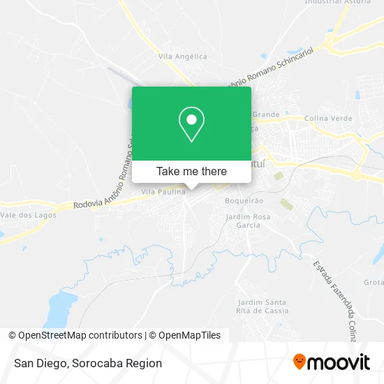 San Diego map