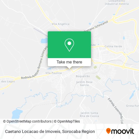 Mapa Caetano Locacao de Imoveis