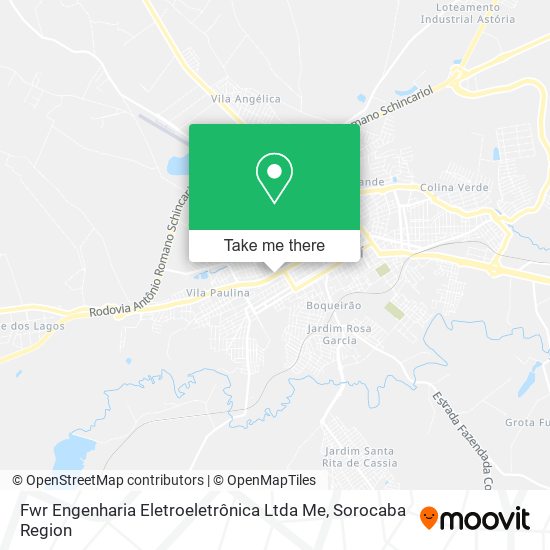 Fwr Engenharia Eletroeletrônica Ltda Me map