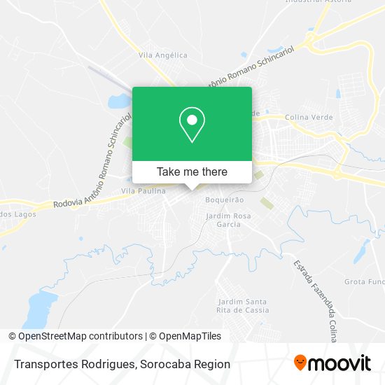 Transportes Rodrigues map
