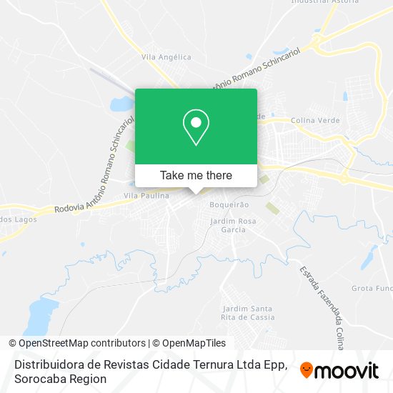 Mapa Distribuidora de Revistas Cidade Ternura Ltda Epp