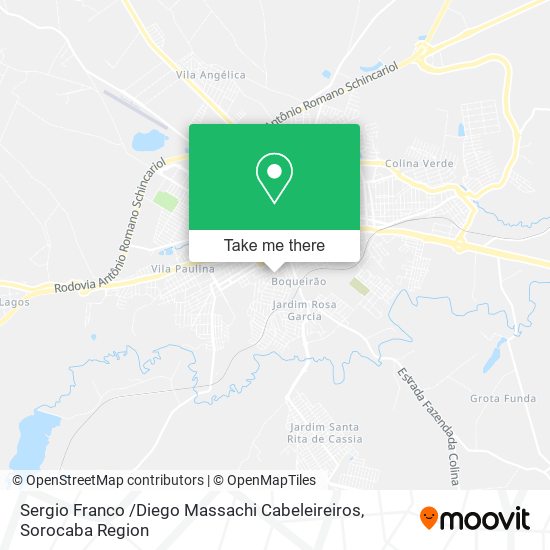 Mapa Sergio Franco /Diego Massachi Cabeleireiros