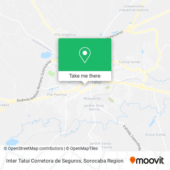 Inter Tatui Corretora de Seguros map