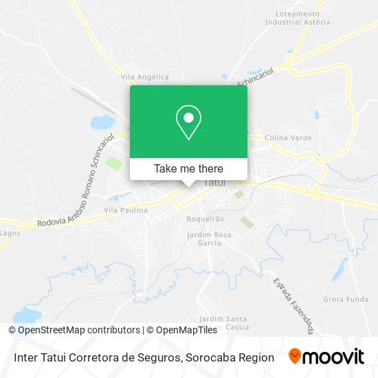 Inter Tatui Corretora de Seguros map