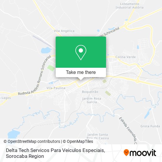 Mapa Delta Tech Servicos Para Veiculos Especiais