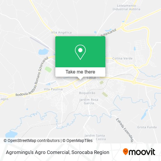 Agromingu's Agro Comercial map
