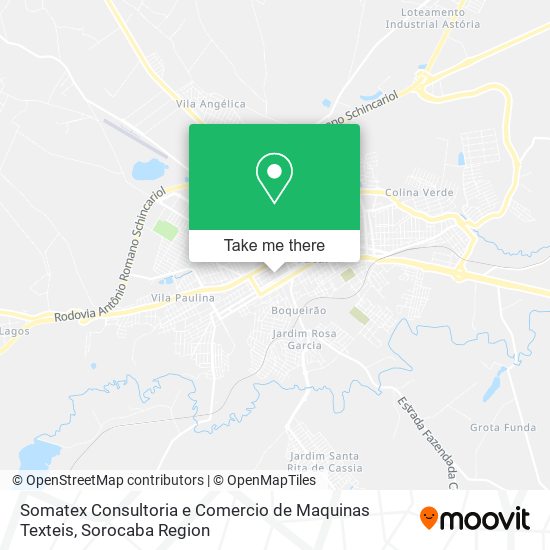 Somatex Consultoria e Comercio de Maquinas Texteis map