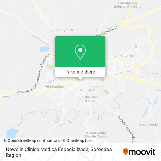 Mapa Newclin Clinica Medica Especializada