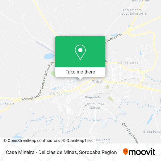 Casa Mineira - Delicias de Minas map