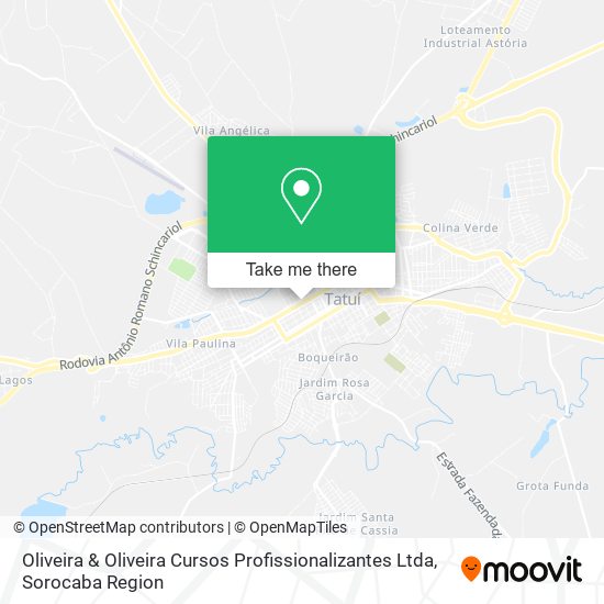 Oliveira & Oliveira Cursos Profissionalizantes Ltda map