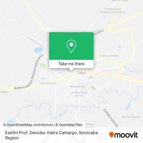 Mapa Eeefm Prof. Deocles Vieira Camargo