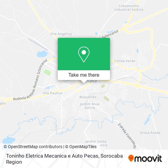 Toninho Eletrica Mecanica e Auto Pecas map