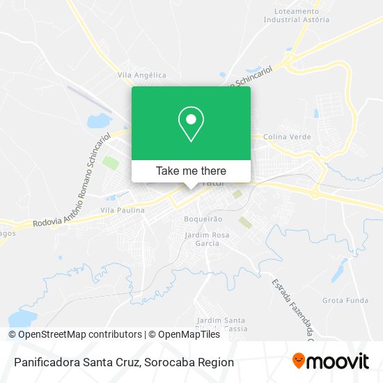 Panificadora Santa Cruz map