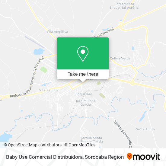 Baby Use Comercial Distribuidora map