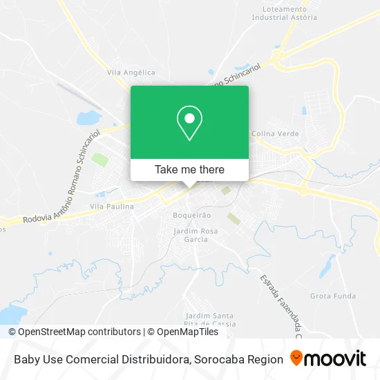 Baby Use Comercial Distribuidora map
