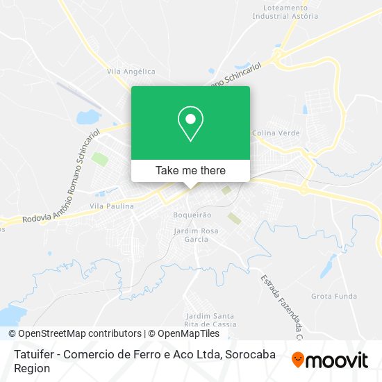 Tatuifer - Comercio de Ferro e Aco Ltda map