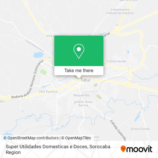 Super Utilidades Domesticas e Doces map