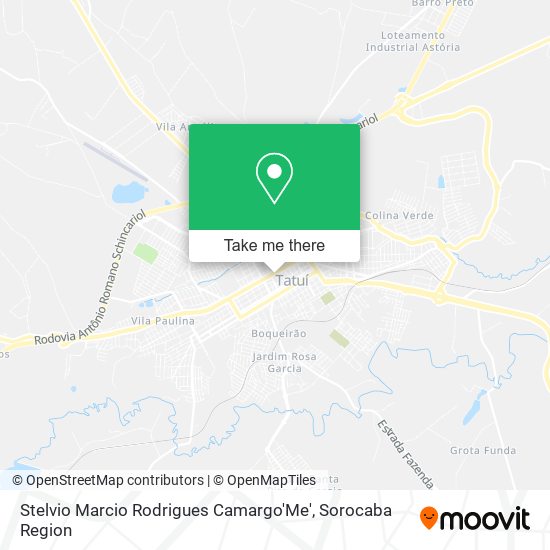 Stelvio Marcio Rodrigues Camargo'Me' map