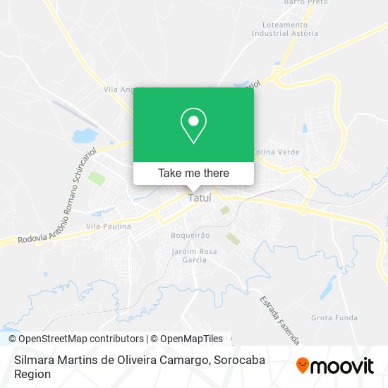 Mapa Silmara Martins de Oliveira Camargo