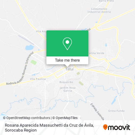 Mapa Rosana Aparecida Massuchetti da Cruz de Ávila