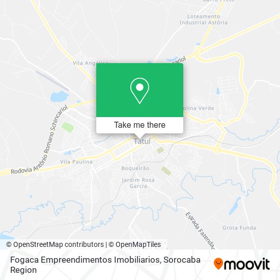 Fogaca Empreendimentos Imobiliarios map