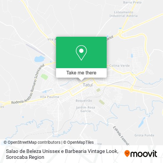 Salao de Beleza Unissex e Barbearia Vintage Look map