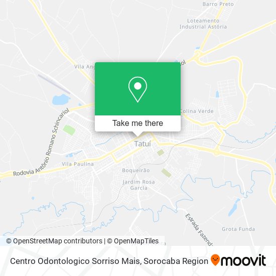 Centro Odontologico Sorriso Mais map