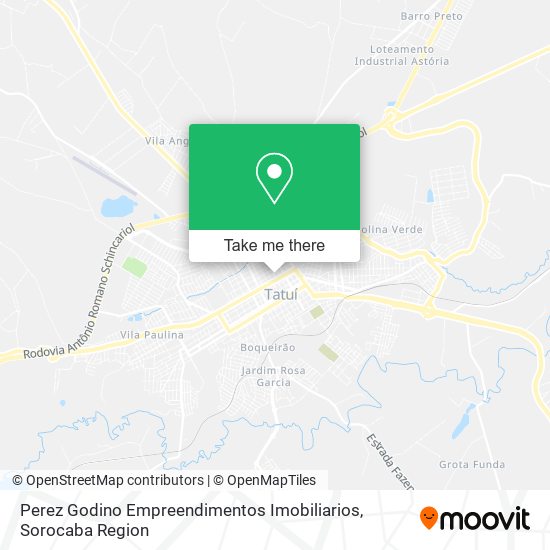 Mapa Perez Godino Empreendimentos Imobiliarios