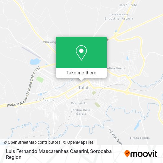 Luis Fernando Mascarenhas Casarini map