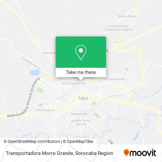 Mapa Transportadora Morro Grande