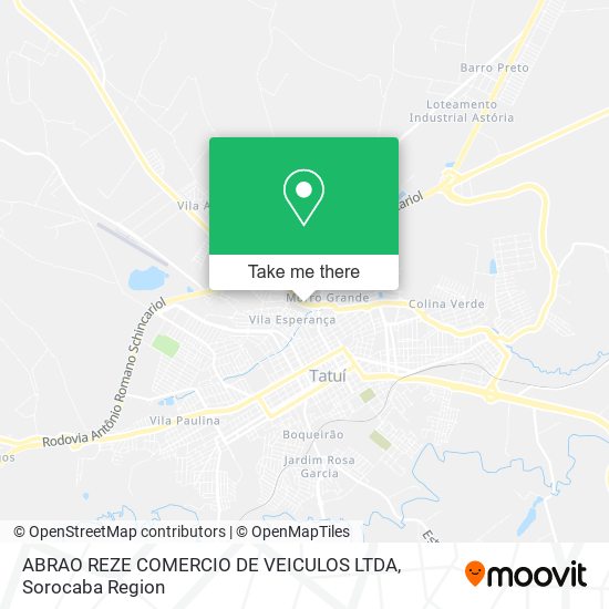 ABRAO REZE COMERCIO DE VEICULOS LTDA map